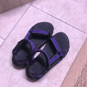 Barely worn purple Tevas